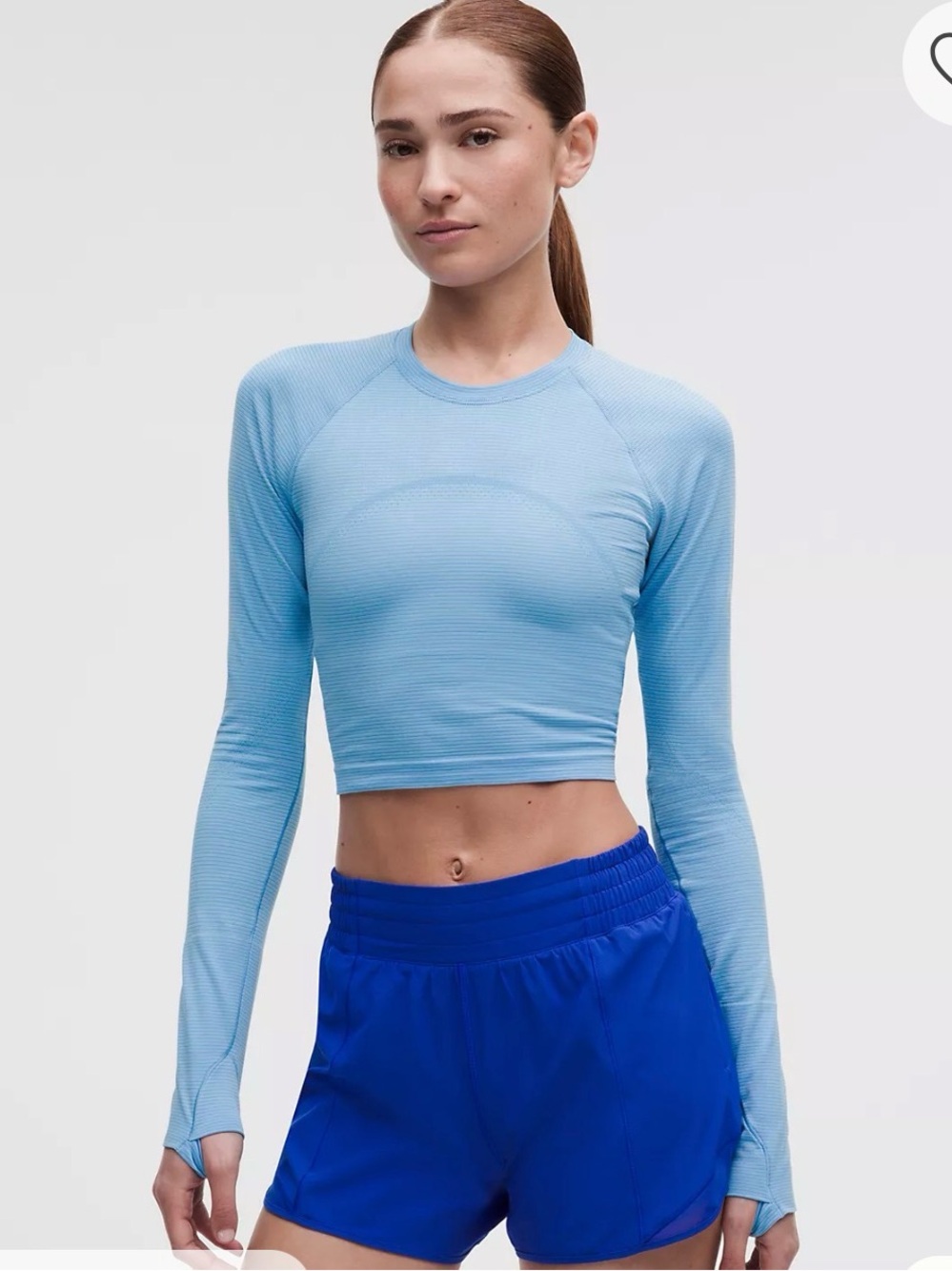 Lululemon Swiftly Tech Cropped Long-Sleeve Shirt 2.0